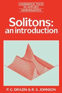 Buy Solitons (English, P. G. Drazin | R. S. Johnson | D. G. Crighton) — BookShops.in