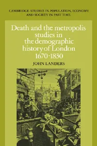 Buy Death and the Metropolis (English, John Landers | Landers John | Richard Smith) — BookShops.in