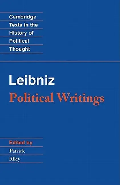 Leibniz (English, Gottfried W. Leibniz | Patrick Riley | Raymond Geuss)