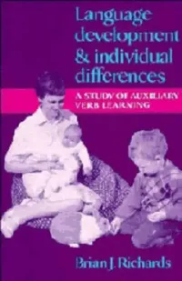 Buy Language Development and Individual Differences (English, Brian J. Richards | Richards Brian J.) — BookShops.in