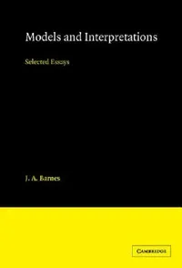 Buy Models and Interpretations (English, J. a. Barnes) — BookShops.in