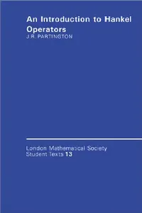 Buy An Introduction to Hankel Operators (English, Jonathan R. Partington | J. W. Bruce) — BookShops.in