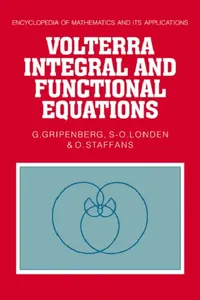 Buy Volterra Integral and Functional Equations (English, G. Gripenberg | S. -O Londen | O. Staffans) — BookShops.in