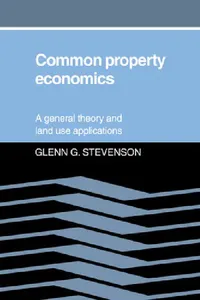 Buy Common Property Economics (English, Glenn G. Stevenson | Stevenson Glenn G.) — BookShops.in