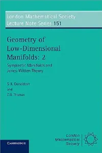 Buy Geometry of Low-Dimensional Manifolds (English, S. K. Donaldson | C. B. Thomas) — BookShops.in