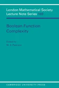 Buy Boolean Function Complexity (English, M. S. Paterson | N. J. Hitchin | Michael S. Paterson) — BookShops.in