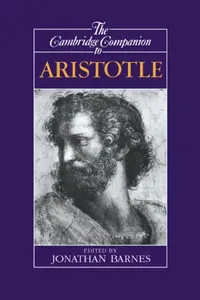 Buy The Cambridge Companion to Aristotle (English, Jonathan Barnes) — BookShops.in