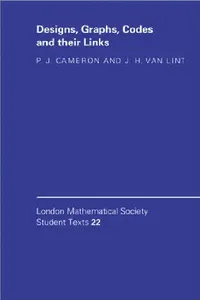 Buy Designs, Graphs, Codes and Their Links (English, J. H. Van Lint | Peter J. Cameron | P. J. Cameron) — BookShops.in