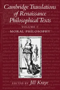 Buy Cambridge Translations of Renaissance Philosophical Texts (English, Jill Kraye) — BookShops.in