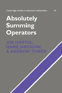 Buy Absolutely Summing Operators (English, Joe Diestel | Andrew Tonge | Hans Jarchow) — BookShops.in