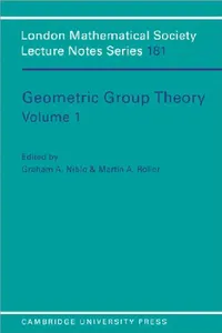Buy Geometric Group Theory (English, Graham Niblo | Martin Roller | N. J. Hitchin) — BookShops.in