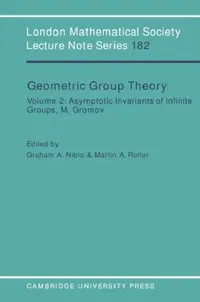 Buy Geometric Group Theory (English, Graham Niblo | Martin Roller | J. W. S. Cassels) — BookShops.in