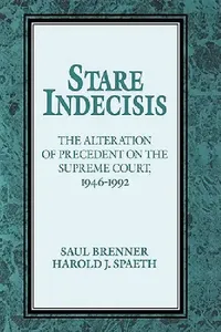 Buy Stare Indecisis (English, Saul Brenner | Brenner Saul | Spaeth Harold J.) — BookShops.in
