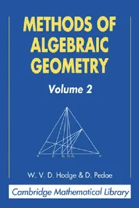 Buy Methods of Algebraic Geometry (English, W. V. D. Hodge | Daniel Pedoe | D. Pedoe) — BookShops.in
