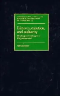 Buy Literacy, Emotion and Authority (English, Niko Besnier) — BookShops.in