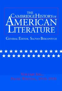 Buy The Cambridge History of American Literature (English, Sacvan Bercovitch) — BookShops.in