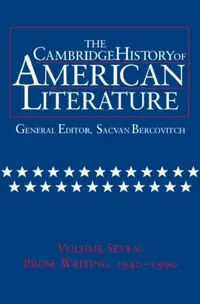 Buy Cambridge History of American Literature (English, Sacvan Bercovitch) — BookShops.in