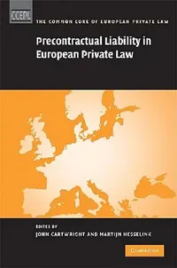 Buy Precontractual Liability in European Private Law (English, John Cartwright | Martijn Hesselink) — BookShops.in