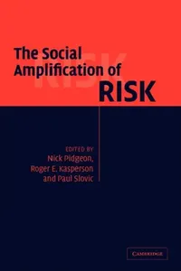 Buy The Social Amplification of Risk (English, Nick Pidgeon | Roger Kasperson | Paul Slovic) — BookShops.in