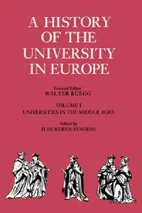 Buy A History of the University in Europe (English, Hilde De Ridder-Symoens | Hilde de Ridder-Symoens) — BookShops.in