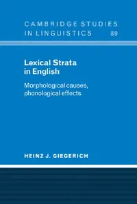 Buy Lexical Strata in English (English, Heinz J. Giegerich) — BookShops.in