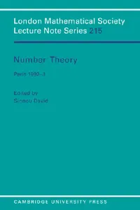 Buy Number Theory (English, Sinnou David | J. W. S. Cassels | N. J. Hitchin) — BookShops.in