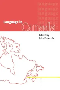 Buy Language in Canada (English, John Edwards | Edwards John | Ron Cosper) — BookShops.in