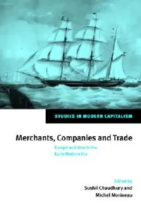Buy Merchants, Companies and Trade (English, Sushil Chaudhury | Michel Morineau) — BookShops.in