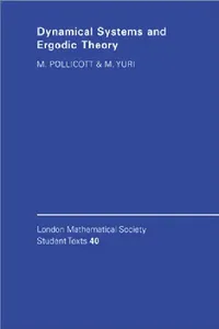 Buy Dynamical Systems and Ergodic Theory (English, Mark Pollicott | Michiko Yuri | Pollicott Mark) — BookShops.in
