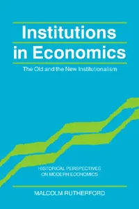 Buy Institutions in Economics (English, Malcolm Rutherford | Craufurd Goodwin) — BookShops.in