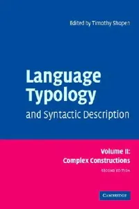 Buy Language Typology and Syntactic Description (English, Timothy Shopen) — BookShops.in