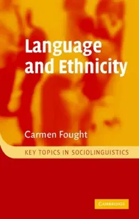 Buy Language and Ethnicity (English, Carmen Fought) — BookShops.in