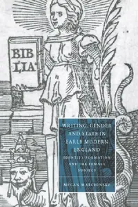 Buy Writing, Gender and State in Early Modern England (English, Megan Matchinske | Matchinske Megan | Stephen Orgel) — BookShops.in