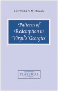 Buy Patterns of Redemption in Virgil's Georgics' (English, Llewelyn Morgan) — BookShops.in