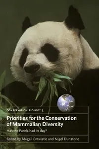 Buy Priorities for the Conservation of Mammalian Diversity (English, Abigail Entwistle | Nigel Dunstone) — BookShops.in