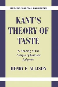 Buy Kant's Theory of Taste (English, Henry E. Allison | Robert B. Pippin) — BookShops.in