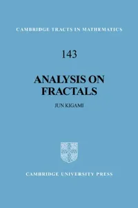 Buy Analysis on Fractals (English, Jun Kigami | Bela Bollobas | W. Fulton) — BookShops.in
