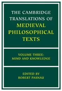 Buy The Cambridge Translations of Medieval Philosophical Texts (English, Robert Pasnau) — BookShops.in