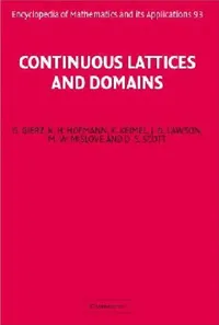 Buy Continuous Lattices and Domains (English, G. Gierz | K. H. Hofmann | K. Keimel) — BookShops.in
