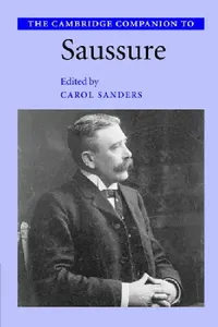 Buy The Cambridge Companion to Saussure (English, Carol Sanders) — BookShops.in