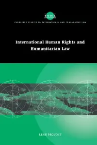 Buy International Human Rights and Humanitarian Law (English, Rene Provost | James Crawford | John Bell) — BookShops.in