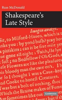 Buy Shakespeare's Late Style (English, Russ McDonald) — BookShops.in