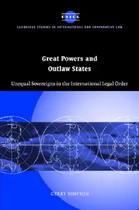 Buy Great Powers and Outlaw States (English, Gerry Simpson) — BookShops.in