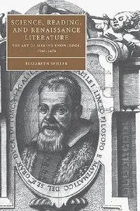 Buy Science, Reading, and Renaissance Literature (English, Elizabeth Spiller | Stephen Orgel | Anne Barton) — BookShops.in