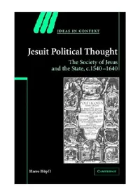 Buy Jesuit Political Thought (English, Harro Hopfl | Harro H. Pfl | Quentin Skinner) — BookShops.in