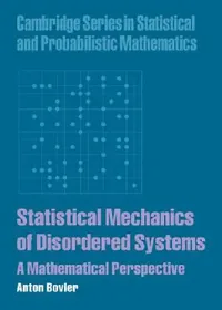 Buy Statistical Mechanics of Disordered Systems (English, Anton Bovier | R. Gill | B. D. Ripley) — BookShops.in