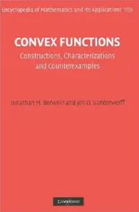 Buy Convex Functions (English, Jonathan M. Borwein | Jon D. Vanderwerff) — BookShops.in