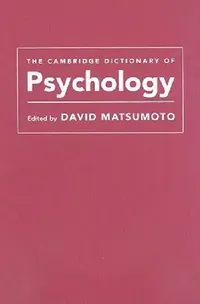 Buy The Cambridge Dictionary of Psychology (English, David Matsumoto) — BookShops.in