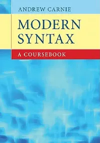 Buy Modern Syntax (English, Andrew Carnie) — BookShops.in