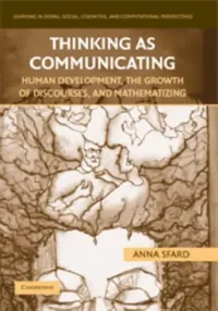 Buy Thinking as Communicating (English, Anna Sfard) — BookShops.in